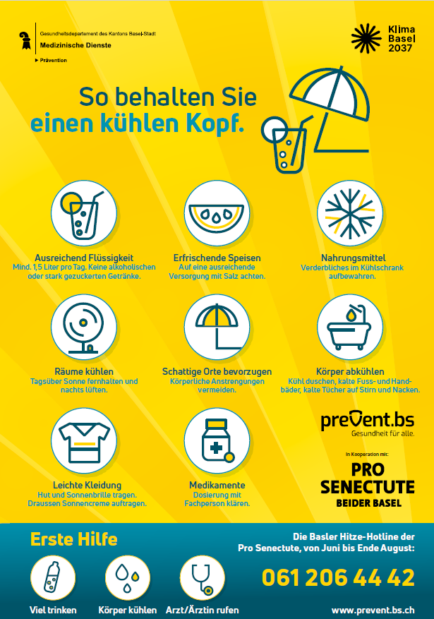 Hitzepraevention Plakat
